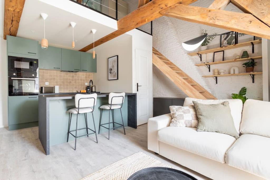 L'Elegant - Appartement Fonctionnel Plein-Centre De Douai Luaran gambar
